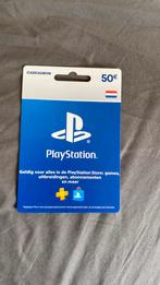 Playstation giftcard - 50 euro, Telecommunicatie, Prepaidkaarten en Simkaarten, Ophalen, Zo goed als nieuw