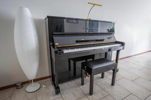 Yamaha U1 piano, Muziek en Instrumenten, Piano's, Zo goed als nieuw, Piano, Zwart, Hoogglans, Ophalen