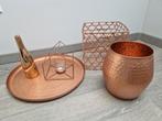 Diverse bronzen / koperen accessoires  voor in huis, Gebruikt, Overige kleuren, Ophalen of Verzenden, Metaal