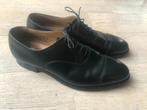 CROCKETT & JONES zwart leren schoenen maat 13 EE/47-48, Ophalen of Verzenden, Zo goed als nieuw, Veterschoenen, Zwart