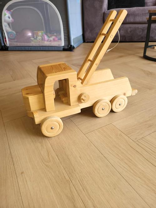 Antieke houten vrachtwagen te koop, Antiek en Kunst, Antiek | Speelgoed, Ophalen of Verzenden