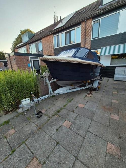 Tekoop mooie clever Classic 465 sloep vaarbewijs vrij, Watersport en Boten, Motorboten en Motorjachten, Zo goed als nieuw, Polyester