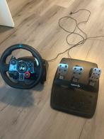 Logitech G29 + Pedalen, Spelcomputers en Games, Spelcomputers | Sony PlayStation Consoles | Accessoires, Ophalen, Gebruikt, Stuur of Pedalen