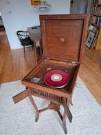 Antieke Pathé Diffusor Grammophone, Antiek en Kunst, Antiek | Tv's en Audio, Ophalen