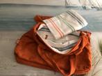 Strandtas Badstof met extra grote Hamandoek 1,80 x 1,80 cm, Ophalen of Verzenden, Nieuw, 30 cm of meer
