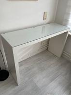 Ikea Malm / Kaptafel wit 120x41 cm, Ophalen of Verzenden, Zo goed als nieuw, 50 tot 100 cm, Minder dan 100 cm