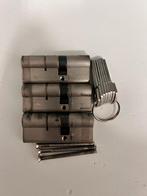 DOM Cilindersloten Set (3 stuks, SKG**) - 35/45 mm, Ophalen of Verzenden, Gebruikt, Overige materialen, Slot