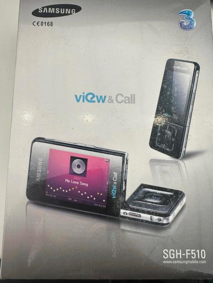 Samsung SGH F510 geseald nieuw in doos UNIEK, Telecommunicatie, Mobiele telefoons | Samsung, Nieuw, 128 GB, Overige systemen, Zwart