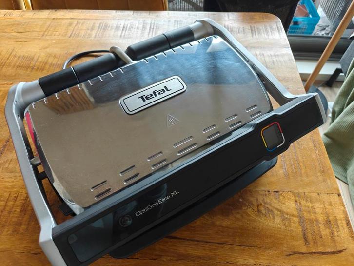 Tefal Optigrill Elite XL - Zo goed als nieuw!, Witgoed en Apparatuur, Grillplaten, Zo goed als nieuw, Tafelgrill, Vaatwasmachinebestendig