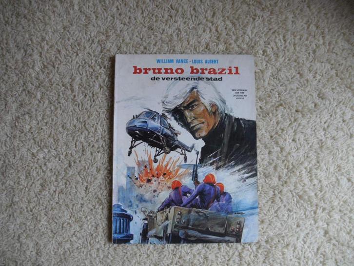 Bruno Brazil, de versteende Stad. William Vance - L. Albert., Boeken, Stripboeken, Zo goed als nieuw, Eén stripboek, Ophalen of Verzenden