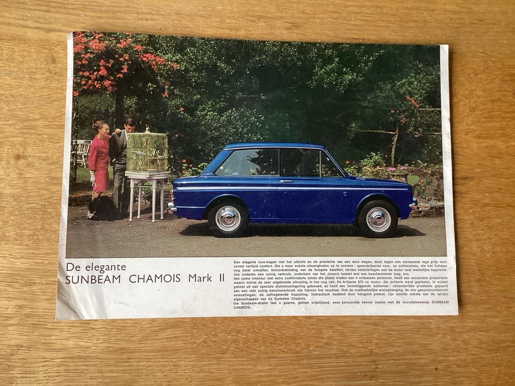 Sunbeam Chamois Leaflet, Ophalen of Verzenden, Zo goed als nieuw, Overige merken