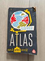 Elsevier Atlas van de gehele wereld 1962, Boeken, Atlassen en Landkaarten, Gelezen, Overige atlassen, Ophalen of Verzenden, 1800 tot 2000