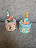 Beatrix Potter Blikken tin Doosjes - Set van 2, Ophalen of Verzenden, Gebruikt