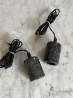Marmeren luminaires / pendels  - Set van 2, Huis en Inrichting, Lampen | Hanglampen, Ophalen, Gebruikt, Overige materialen, Minder dan 50 cm
