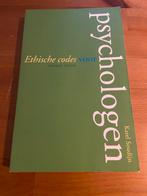 Ethische codes voor psychologen - Karel Soudijn, Ophalen of Verzenden
