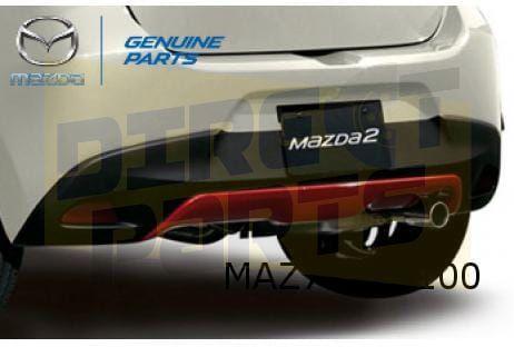 Mazda 2 (4/15-2/20) achterbumper (bij skidplate) (bij PDC) (, Auto-onderdelen, Carrosserie en Plaatwerk, Bumper, Mazda, Achter