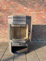 Houtkachel Speksteen binnenkachel overkapping, Huis en Inrichting, Kachels, Ophalen, Houtkachel, Zo goed als nieuw, Vrijstaand