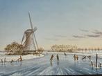 Ruud Verkerk, molen in de Vlist, Ophalen