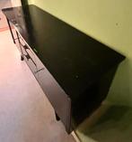 Vintage jaren 60 zwart dressoir, Ophalen, Gebruikt, 25 tot 50 cm, Minder dan 100 cm