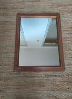 Spiegel  met licht grenen houten omlijsting, Huis en Inrichting, Woonaccessoires | Spiegels, Minder dan 50 cm, Gebruikt, Ophalen of Verzenden