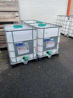 Gebruikte 600 liter ibc met kunststofpallet, 150 liter of meer, Ophalen, Zo goed als nieuw, Kunststof