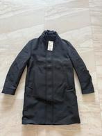 Zara grijze heren jas mantel met uitneembare kraag maat S, Zara, Nieuw, Ophalen of Verzenden, Grijs