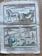 Drie centsprenten winter, Antiek en Kunst, Ophalen of Verzenden