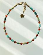Armband African Turquoise Granaat nieuw, Overige materialen, Met edelsteen, Nieuw, Ophalen of Verzenden