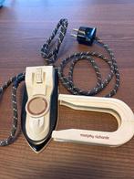 Vintage opvouwbare reisstrijk ijzer 110-220 V, Witgoed en Apparatuur, Strijkijzers en Strijkplanken, Verzenden, Gebruikt, Strijkijzer met snoer