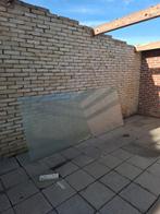 Dikke mat glas plaat 7 mm 240 x 100, Ophalen, Gebruikt