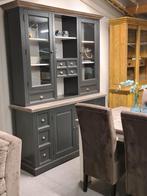 OPRUIMING Landelijke Buffetkast Fleur 164cm €1859 NU €999 10, Huis en Inrichting, Kasten | Buffetkasten, 200 cm of meer, Glas