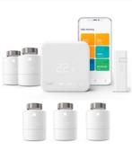 Tado V3+ Starterkit + 5 Radiatorknoppen - Zo Goed Als Nieuw, Doe-het-zelf en Verbouw, Thermostaten, Ophalen of Verzenden, Slimme thermostaat