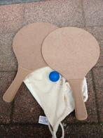 Houten Strandracket Set met Bal, Sport en Fitness, Badminton, Ophalen, Nieuw, Racket(s)