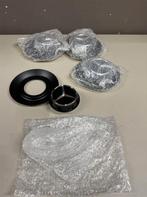 lichtmetalen velgnaafkappen voor Mercedes C63-stijl Zwart/Ch, Ophalen of Verzenden, Nieuw