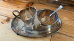 Suiker en melk setje., Antiek en Kunst, Ophalen of Verzenden, Zilver
