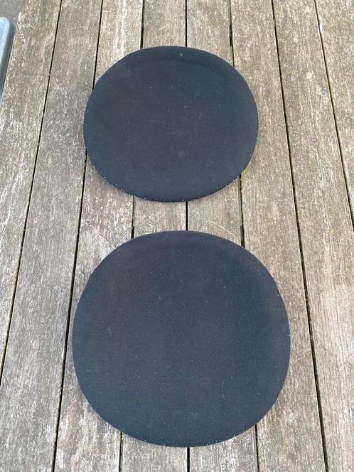 2x Vitra DKR vast zitkussen, Huis en Inrichting, Stoelen, Gebruikt, Twee, Stof, Zwart, Ophalen of Verzenden