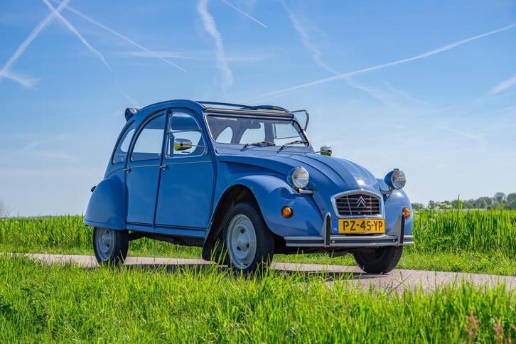 Citroen 2 CV 6 Special, Auto's, Citroën, Bedrijf, Te koop, 2CV, Benzine, Sedan, Handgeschakeld, Origineel Nederlands, Blauw, Voorwielaandrijving
