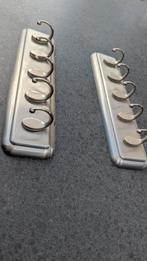 RVS IKEA Lillholmen kapstok garderobehaken sleutelhaakjes, Wandkapstok, Ophalen of Verzenden, Zo goed als nieuw, Minder dan 100 cm
