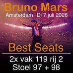 Bruno Mars | Amsterdam | di 7 juli 2026 | Platinum Seats!, Tickets en Kaartjes, Twee personen