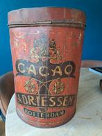 Antiek A. Driessen Cacao Rotterdam blik, Verzamelen, Blikken, Ophalen of Verzenden, Gebruikt, Overige, Overige merken