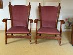 2 leuke vintage fauteuiltjes met mooie details 20,- per stuk, Huis en Inrichting, Fauteuils, Ophalen, Gebruikt, Minder dan 75 cm