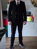 Stijlvol 3-delig pak van Henk ter Horst maat 48, Kleding | Heren, Kostuums en Colberts, Maat 48/50 (M), Zwart, Ophalen of Verzenden