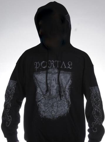 Portal Larvae Hoodie Sweater Vest Black Death Metal beschikbaar voor biedingen