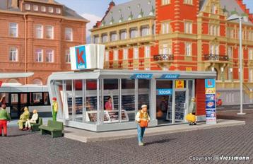 Kibri 39008 Moderne kiosk incl. Led-verlichting beschikbaar voor biedingen