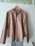 Leren blouse Studio AR . Mt 40/ 42, Ophalen of Verzenden, Zo goed als nieuw, Maat 48/50 (M), Beige
