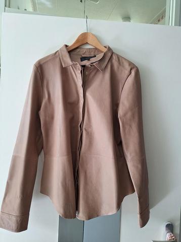 Leren blouse Studio AR . Mt 40/ 42 beschikbaar voor biedingen