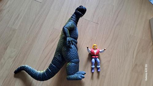 Godzilla monster vintage DOR MEI +/- 1985, Kinderen en Baby's, Speelgoed | Actiefiguren, Zo goed als nieuw, Ophalen of Verzenden