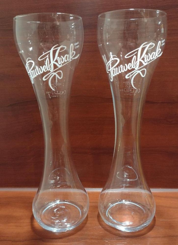 Pauwel Kwak Koetsiersglazen Platte Bodem 25cl. (C), Verzamelen, Biermerken, Gebruikt, Glas of Glazen, Overige merken, Ophalen of Verzenden