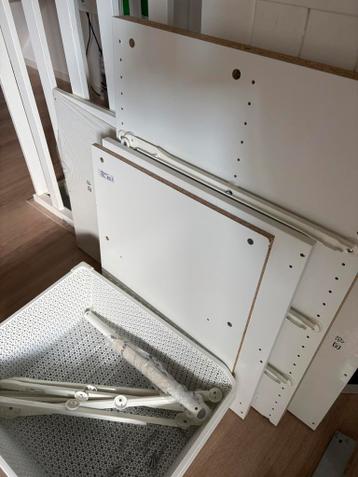 Komplement Ikea pax verdeler met fijne draadstaal manden - afbeelding 7