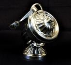 Vintage verzilverde suikerklontjespot (Sheffield EPNS), Antiek en Kunst, Ophalen of Verzenden, Zilver